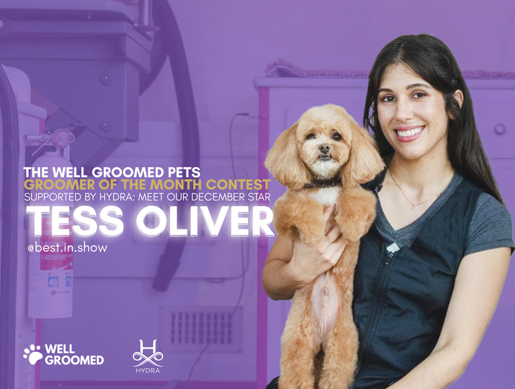 Congratulation to the Well Groomer Groomer of the Month Tess Oliver!