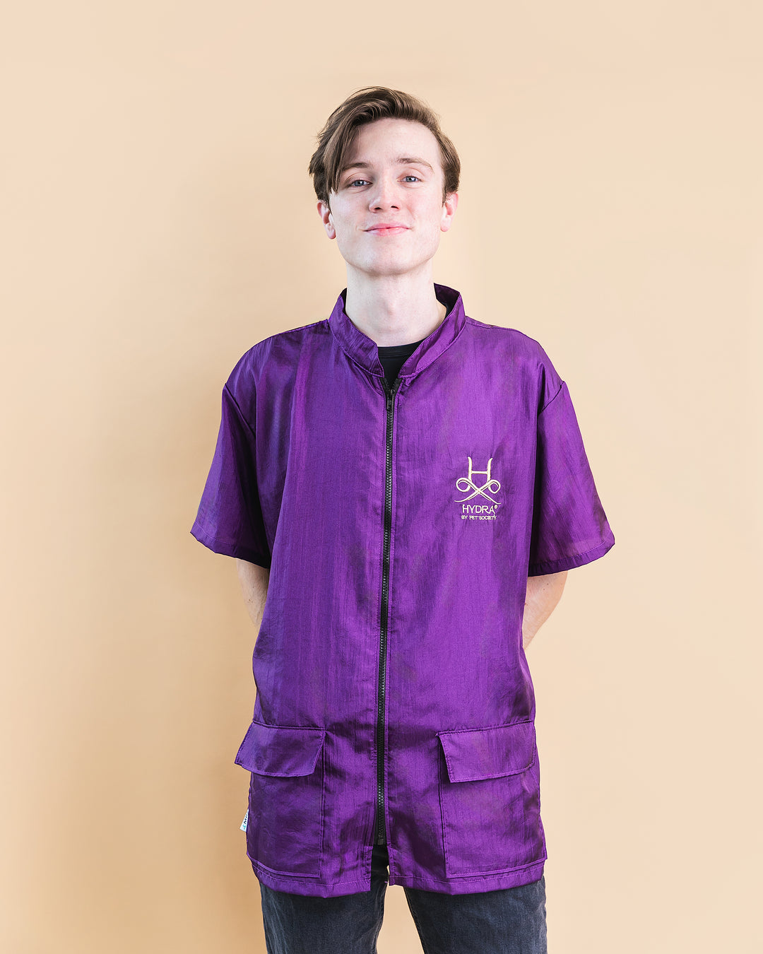 Purple Unisex Smock By Hydra