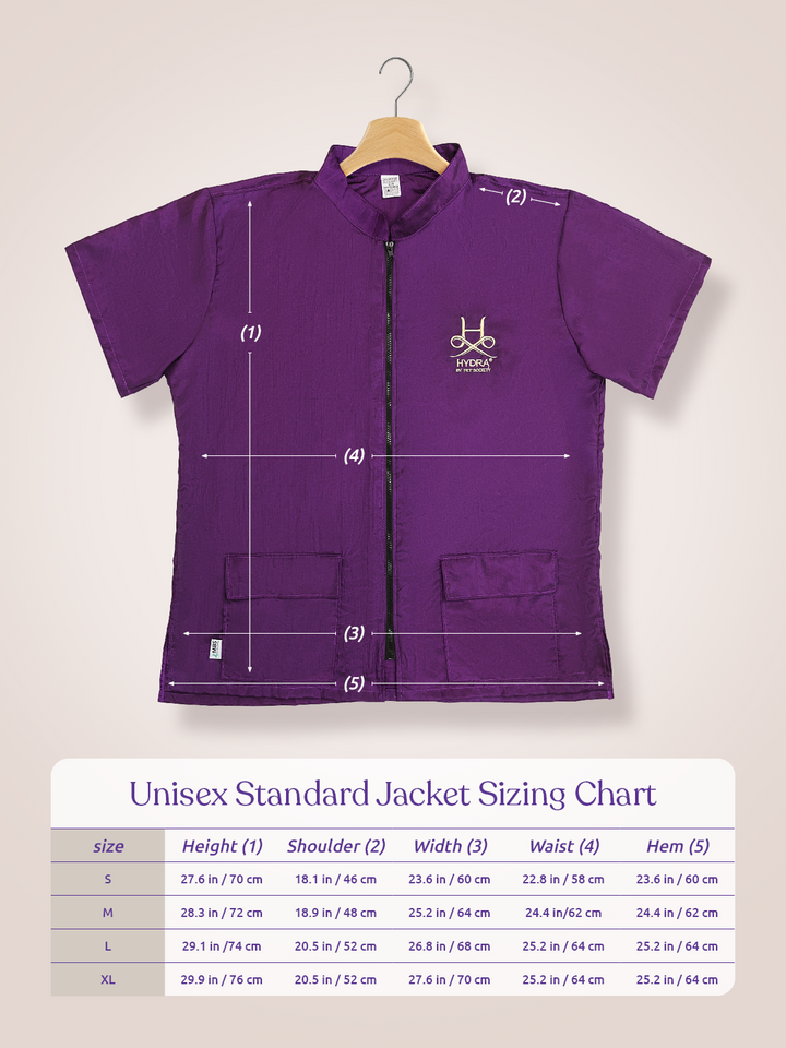Purple Unisex Smock By Hydra